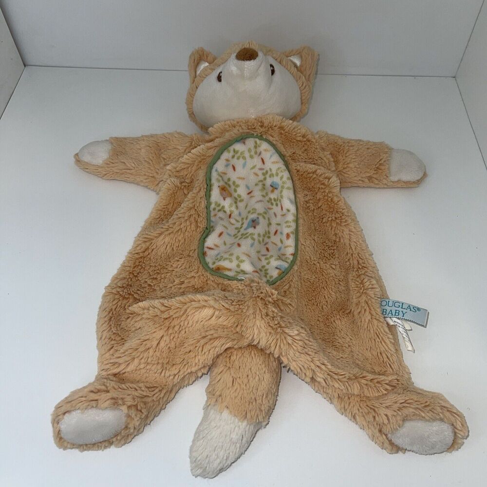 Fox Lovey Douglas Baby16 Inches Long Security Blanket Plush Toy Birth & Up